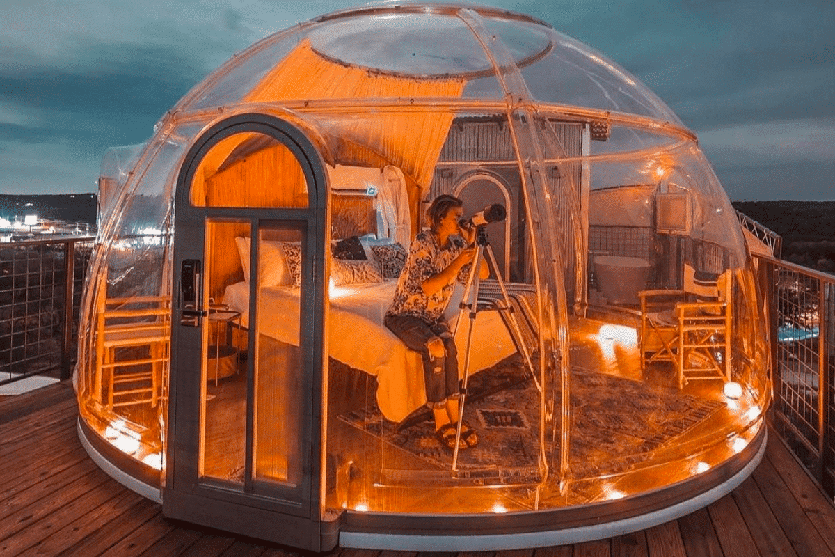 These Magical Stardomes Make For A Stellar Hill Country Glamping