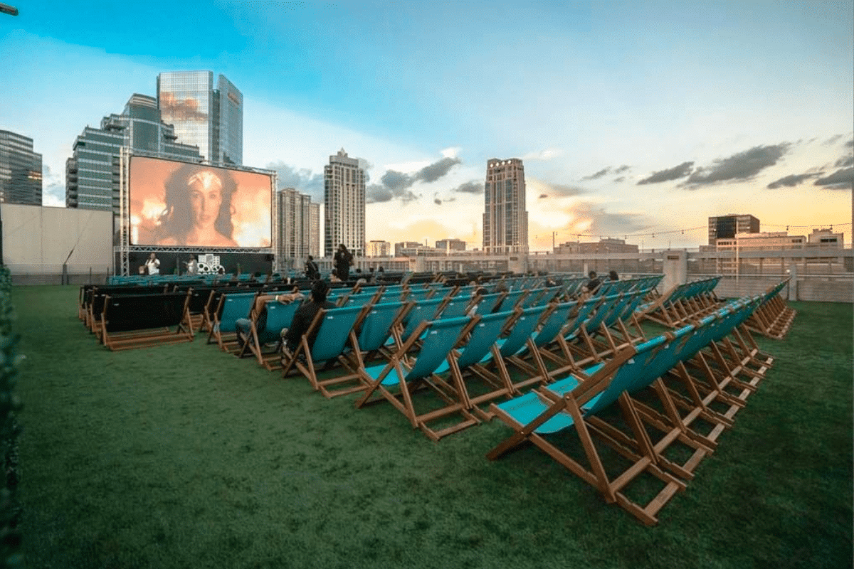 Houston's OpenAir Rooftop Cinema Is Now Open