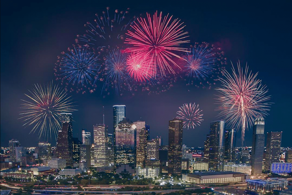 6 Places To See Sensational Fireworks On New Year’s Eve In Houston