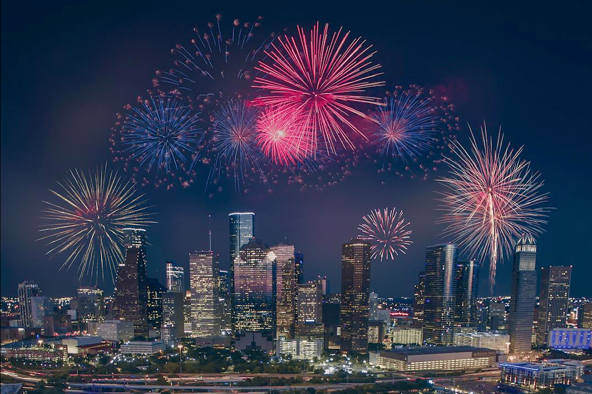 Where To See Fireworks On Fourth Of July In Houston
