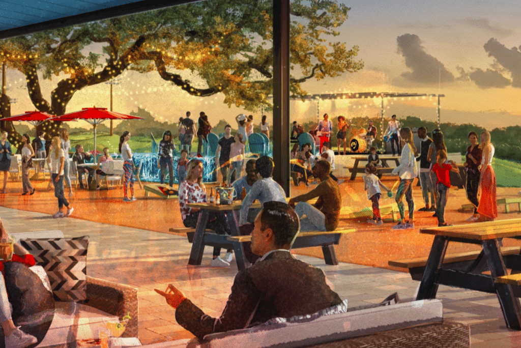 A New Riverside Golf Course, Patio Bar, And Restaurant Is Swinging Into HTX