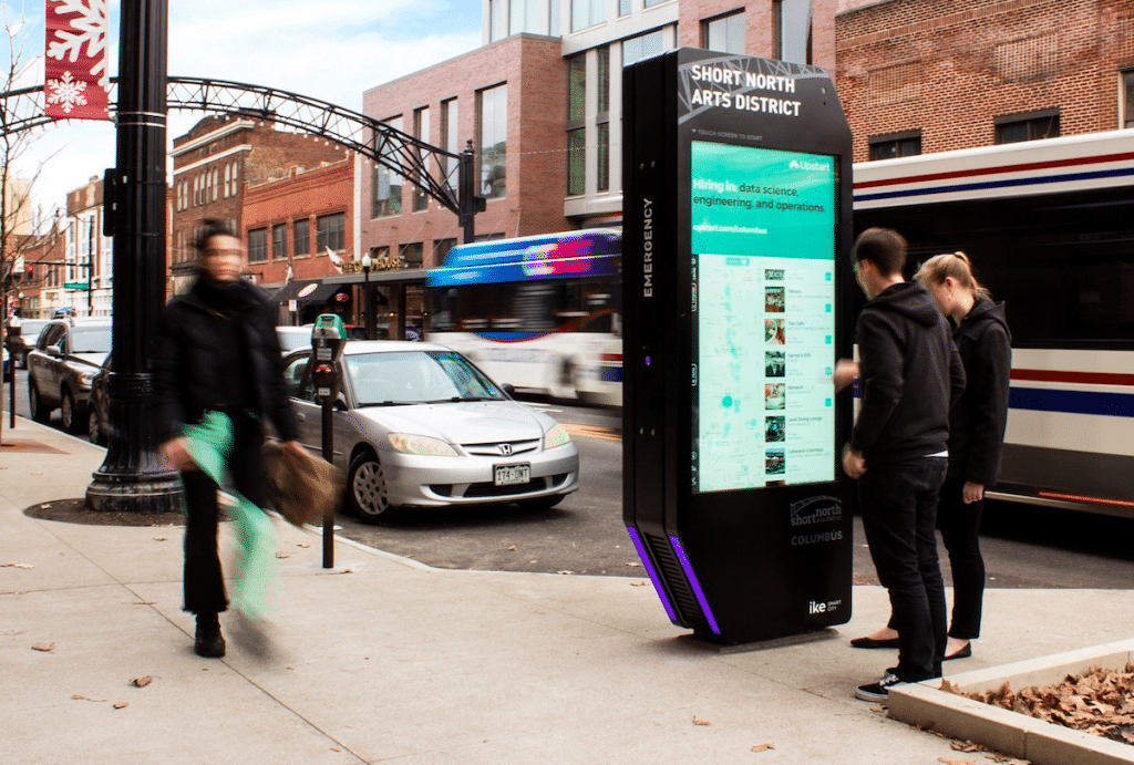 An Interactive Digital Kiosk ‘IKE’ Pops Up In Downtown, Houston For Your Directory Needs