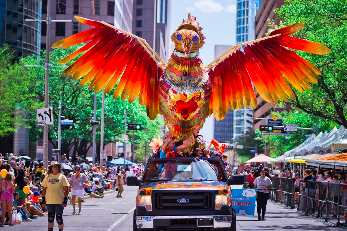 Art cars take over downtown Houston for 30th annual parade