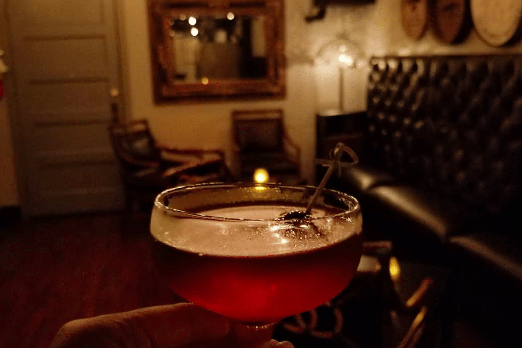 Watch Out For This Sultry Bar Inside A Historical Railroad Building