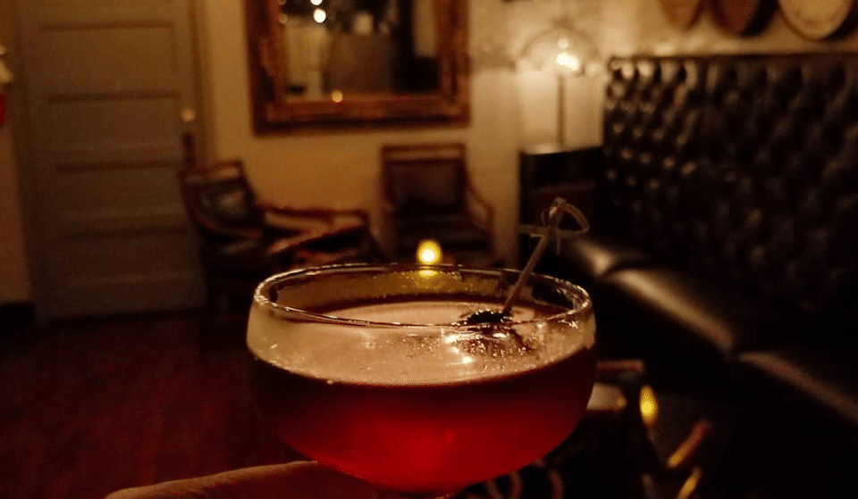 Watch Out For This Sultry Bar Inside A Historical Railroad Building