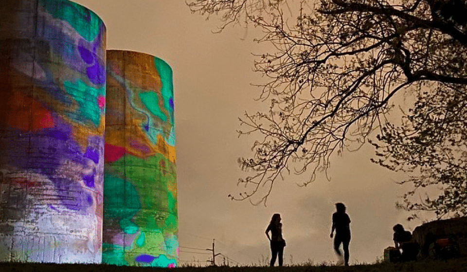 An Outdoor Audiovisual Silo Exhibition Is Taking Place In HTX Tomorrow