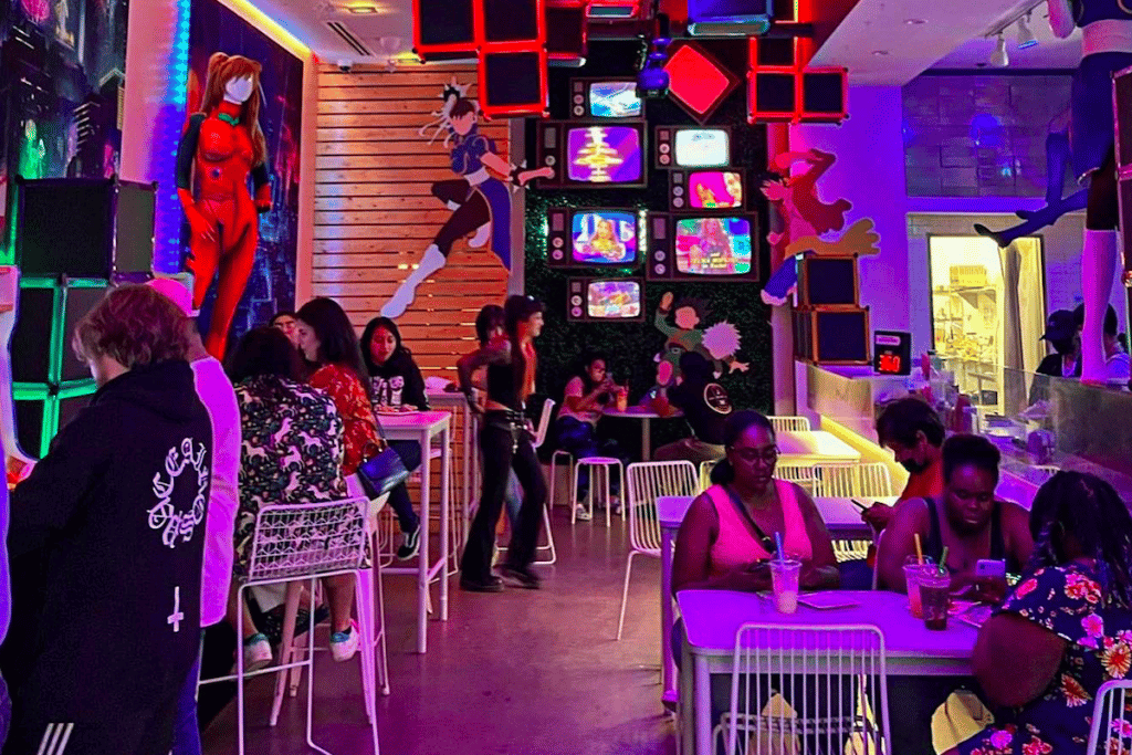 Retro ’90s-Themed Arcade Cafe And Anime Pop Up Opens Today In Houston