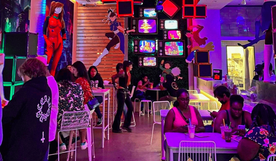 Retro ’90s-Themed Arcade Cafe And Anime Pop Up Opens Today In Houston