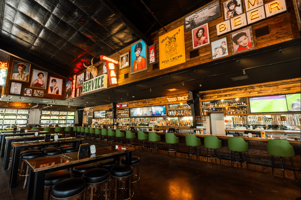 141-Foot Bar Opens In Houston At This New Icehouse