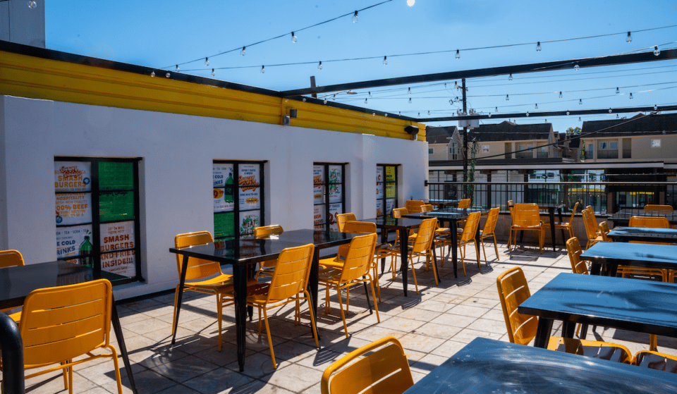 Graffiti-Scrawled Burger Restaurant And Rooftop Opens In Houston