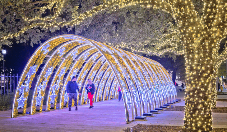 Houston’s Magical Downtown Holiday Lights Are Back On Display