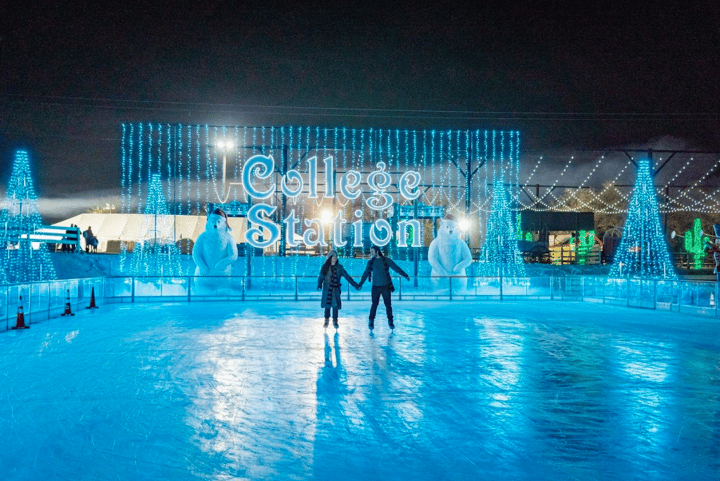 5 Dazzling Holiday Ice Skating Rinks In And Around Houston