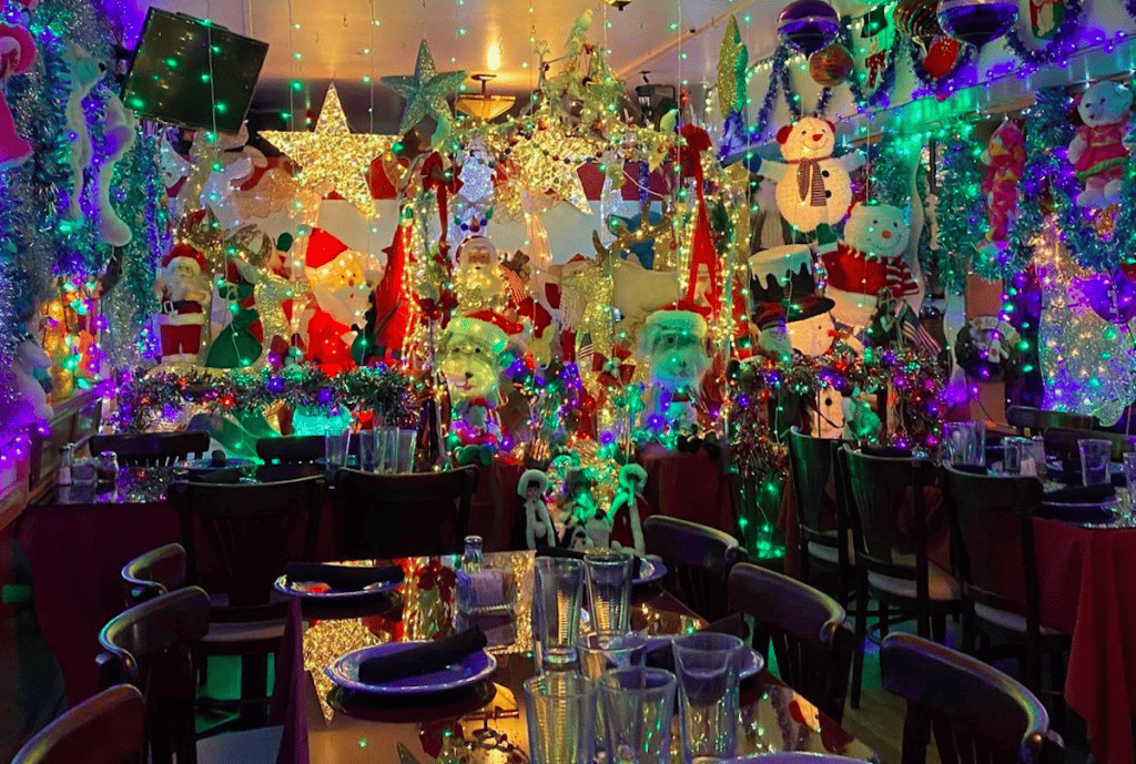 Dine Down At The Most Christmas Restaurant In Houston