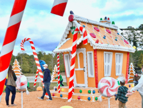 Wander Through A Life-sized Gingerbread Village In Houston