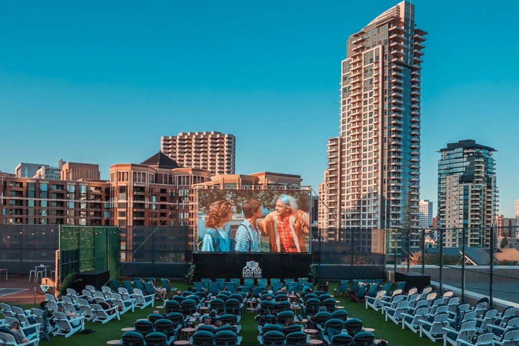 ‘World’s First Two-Screen Rooftop Movie Theater’ Coming To HTX’s Rooftop Cinema Club