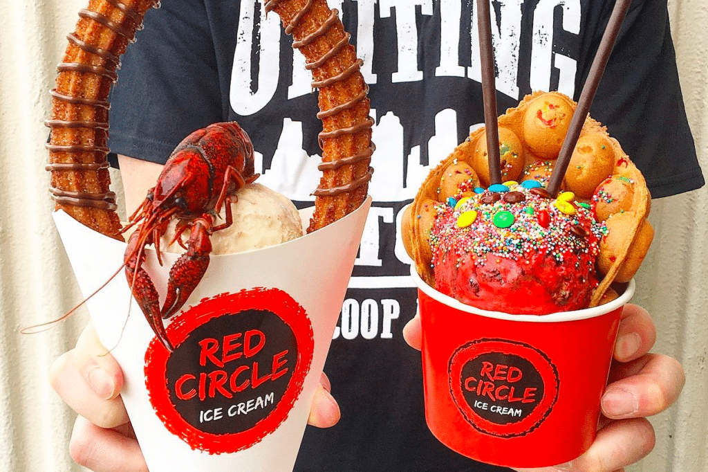 Enjoy (Or At Least Try) Crawfish-Flavored Ice Cream At This Houston Ice Cream Parlor