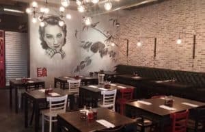 Modern interiors at Chinese go-to Mein in Houston