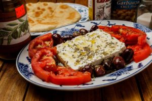 Greek dish from Sokol’s Greek Deli in Houston