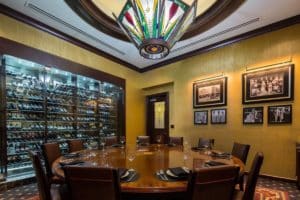 Private dining room at Vic & Anthony’s Steakhouse in Houston