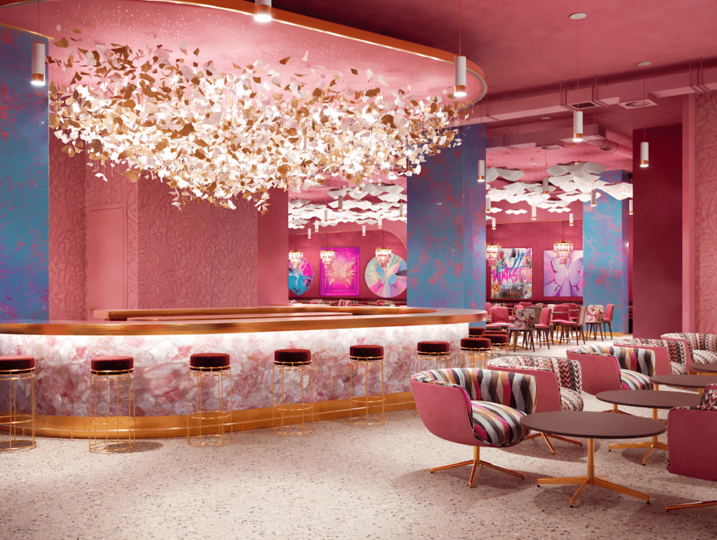 Press The Champagne Button At This New Pink And Bubbly Restaurant Opening In HTX This Fall